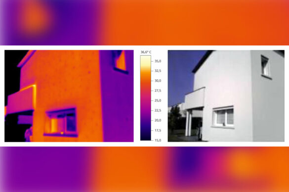 Verifica corretta coibentazione termica di un edificio con termografia
